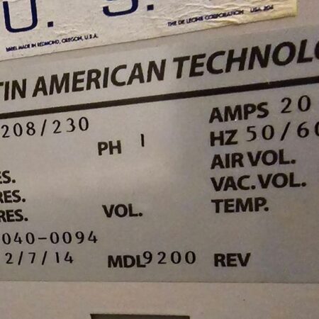 AAT AquaTherm 9200 Batch Cleaner
