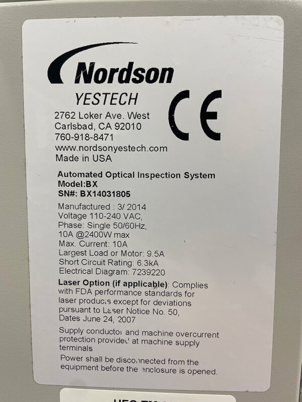 YesTech YTV-BX Benchtop AOI