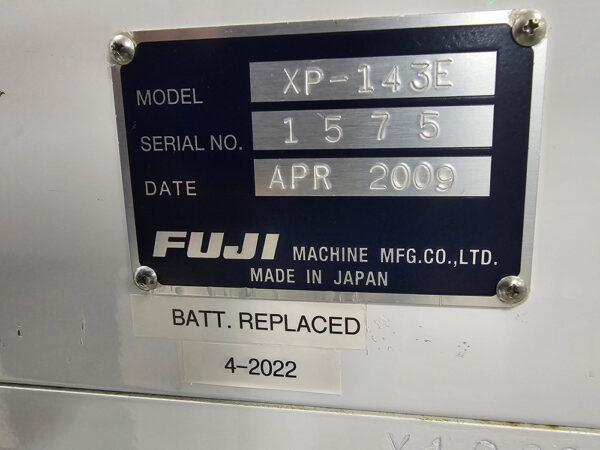Fuji XP-143E Pick & Place (2009)