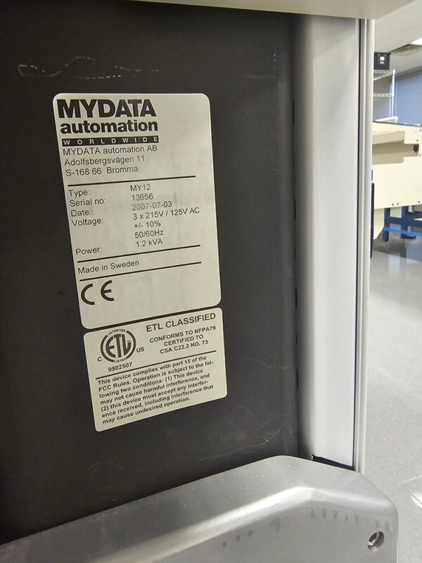 MyData MY12E Pick & Place (2007)